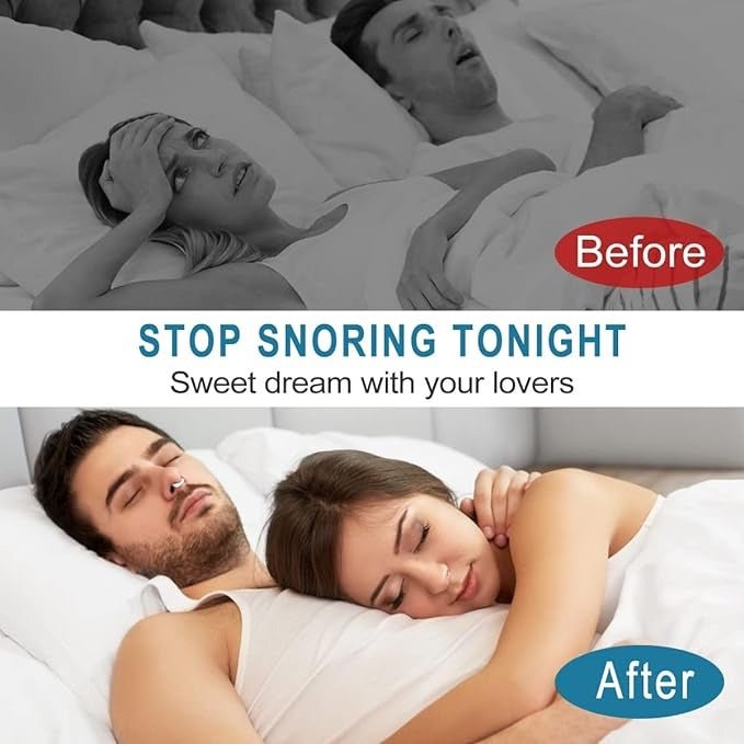 BUY 1 GET 1 FREE Anti Snore Devices, Silicone Magnetic Snore Stopper - emirate deals