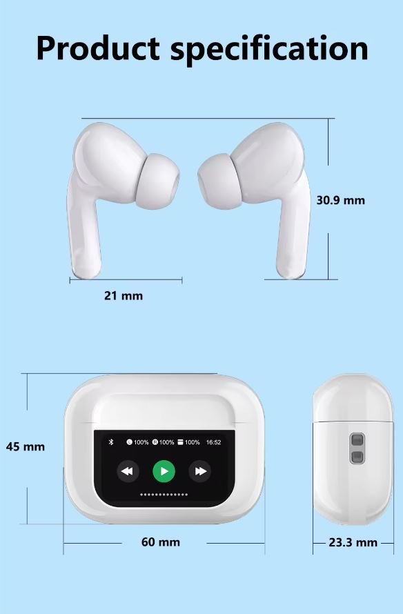 LED Display Earbuds - emirate deals